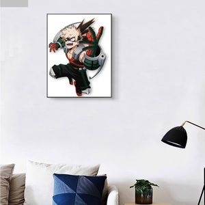 Bokugo painting with frame